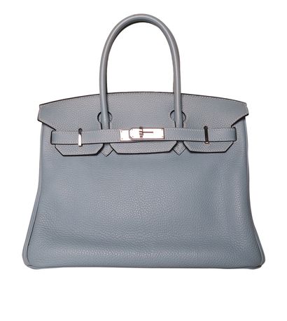 Birkin 30 in Ciel Togo Leather, &pound;11,000, Handbags, Blue, Leather, Front view